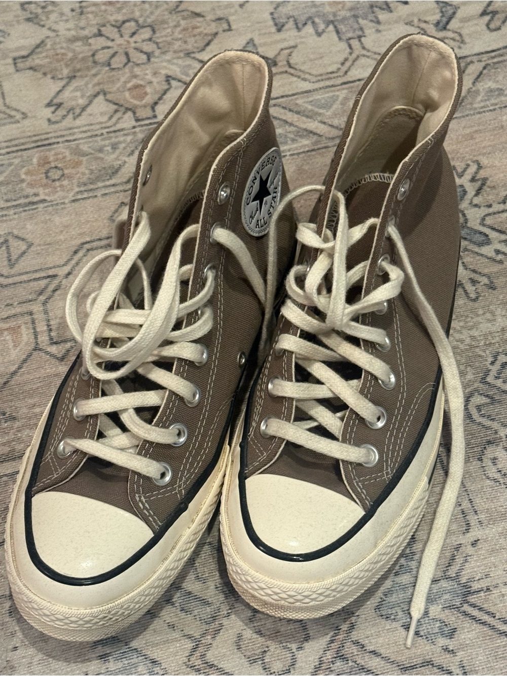 Converse Chuck 70 Hi Unisex Sneakers Desert Cargo/Egret/Black - size 6.5 M